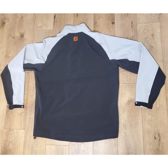 Footjoy Dryjoys Tour LTS Rain Jacket Mens Large Gray Black #35346 EUC - Picture 6 of 10